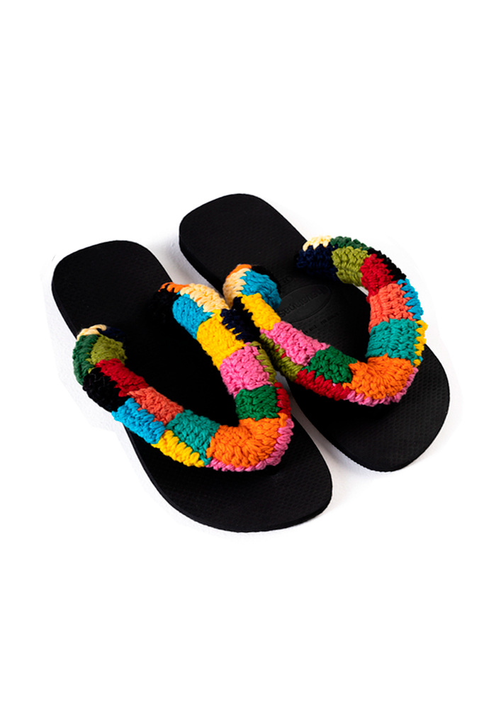 Crochê – Havaianas Tiê Preta