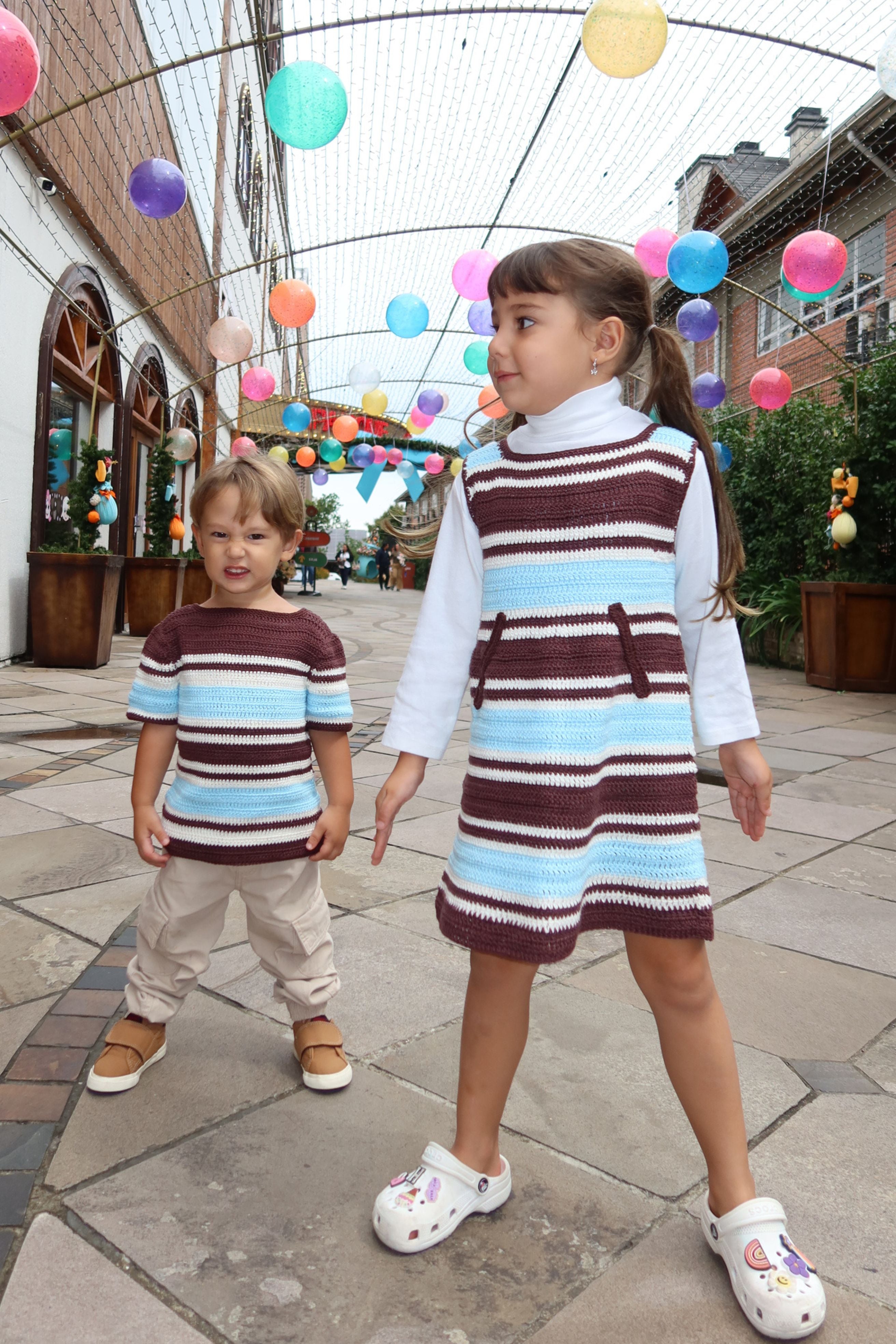 Crochet - Stripes Dress - Kids