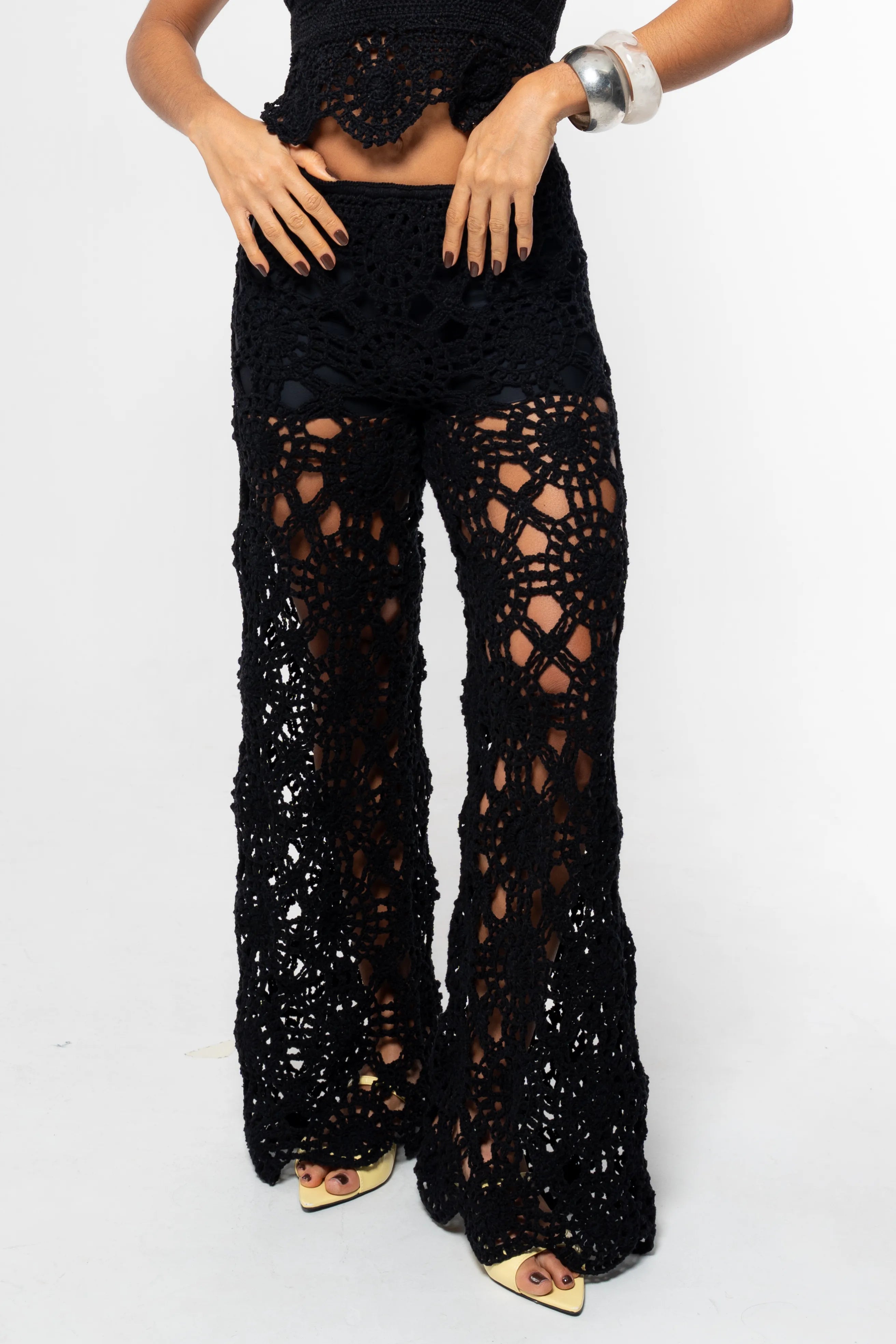 Crochê – Calça Puglia – Preta