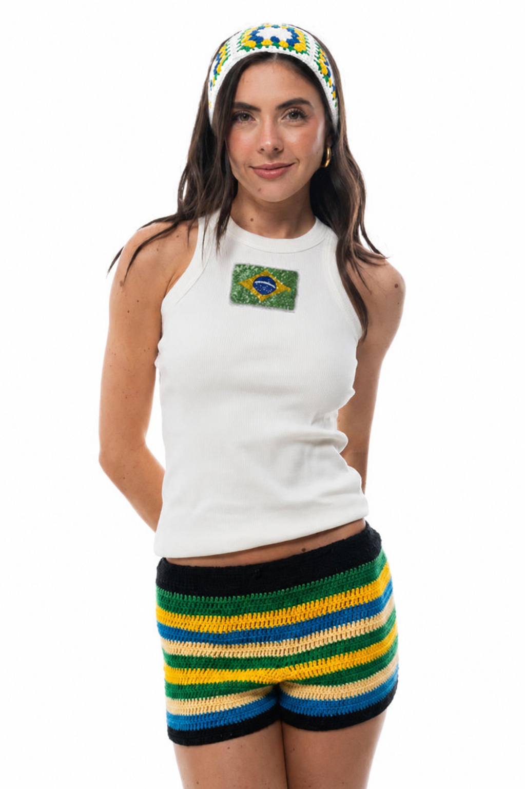 Crochet - Brazil Headband - White